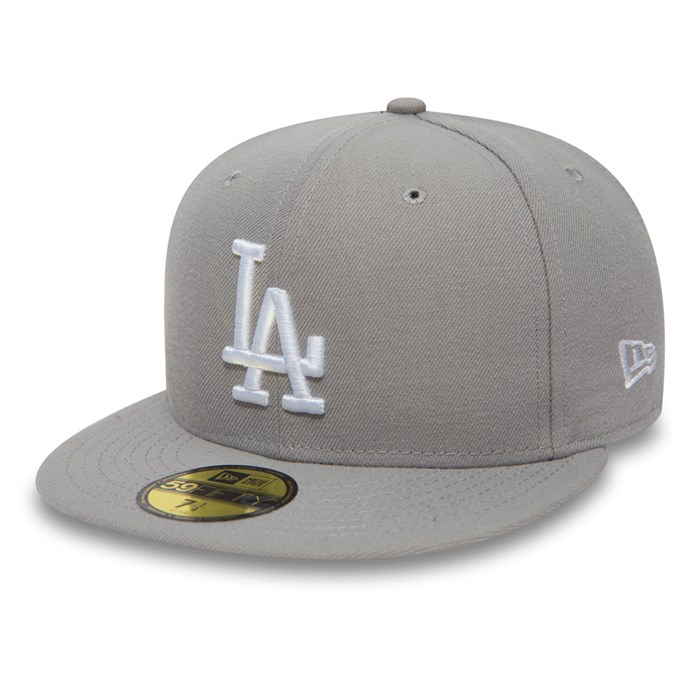 LA Dodgers Essential 59FIFTY Lippis Harmaat - New Era Lippikset Halpa hinta FI-129036